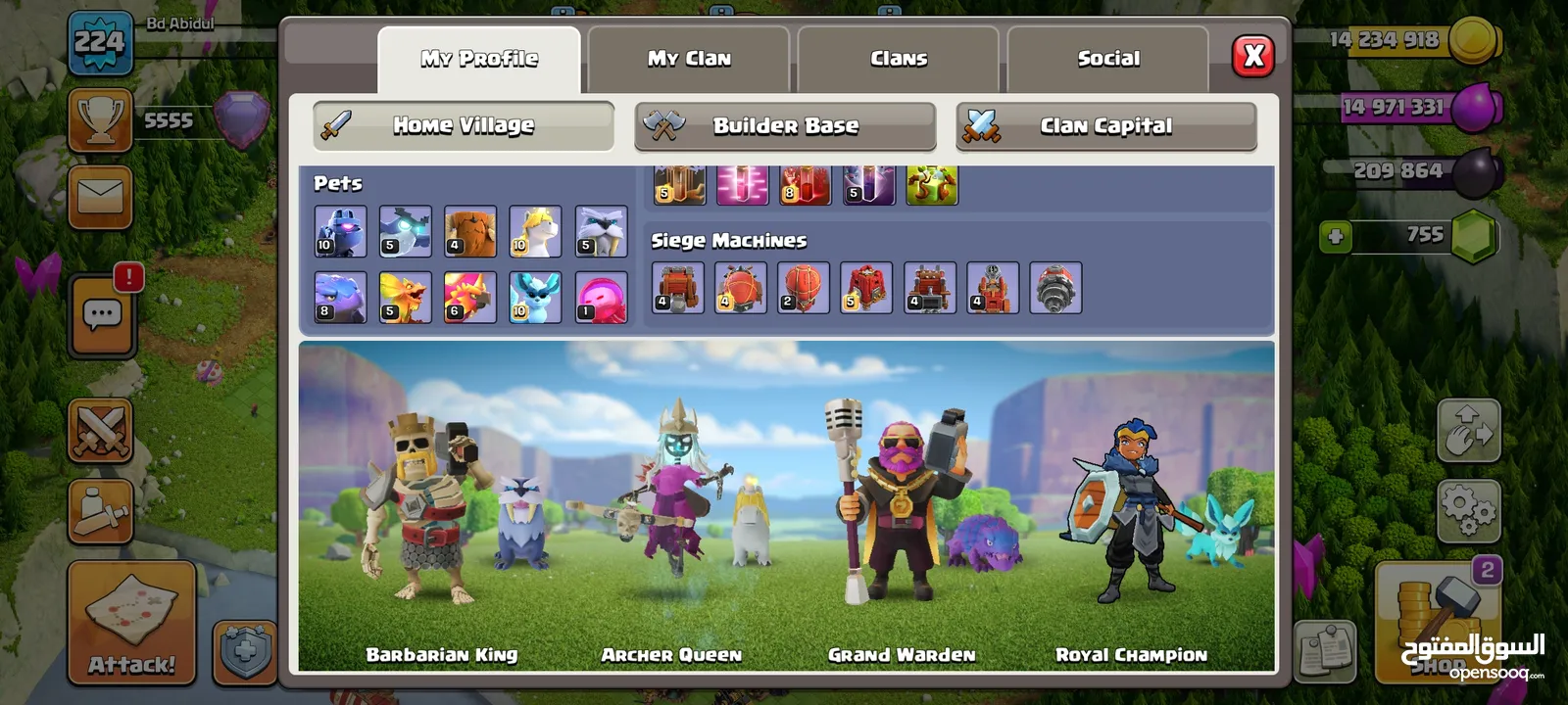 CLASH OF CLANS TH16 ACCOUNT FOR SELL