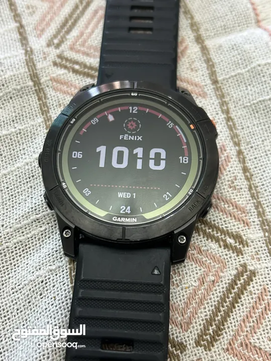 Garmin Fenix 7X Pro  51 mm case size ساعة  جارمن فينكس الجيل السابع برو وليست العادية بحالة الوكالة