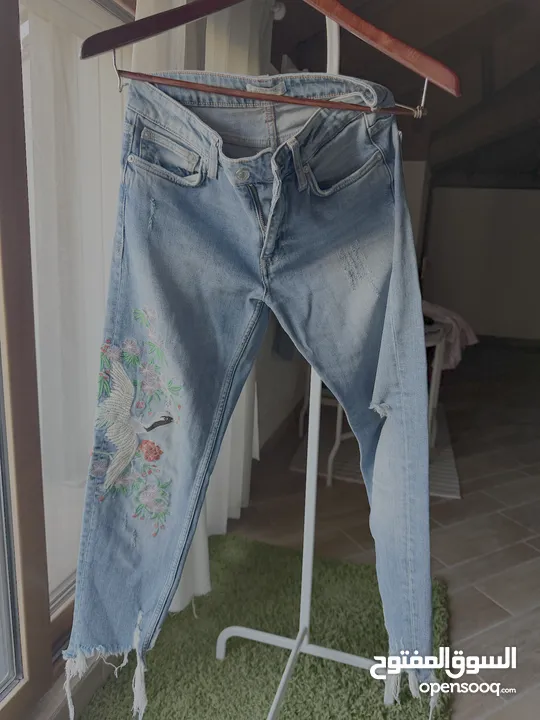 Embroidered Jeans