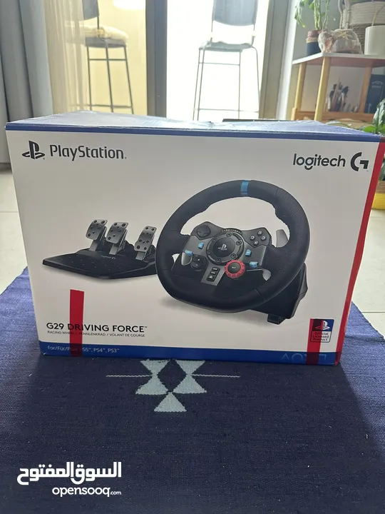 Logitech G29 DRIVING FORCE RACING WHEEL AND FLOOR PEDALS For PS5, PS4, PS3.  For sale
