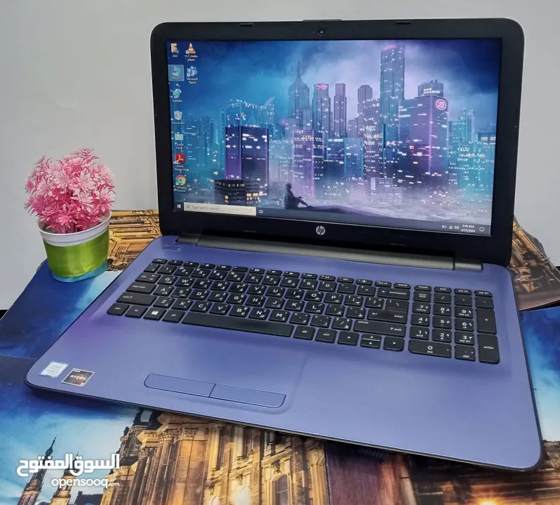 Laptop hp بطارية ممتازة تربل