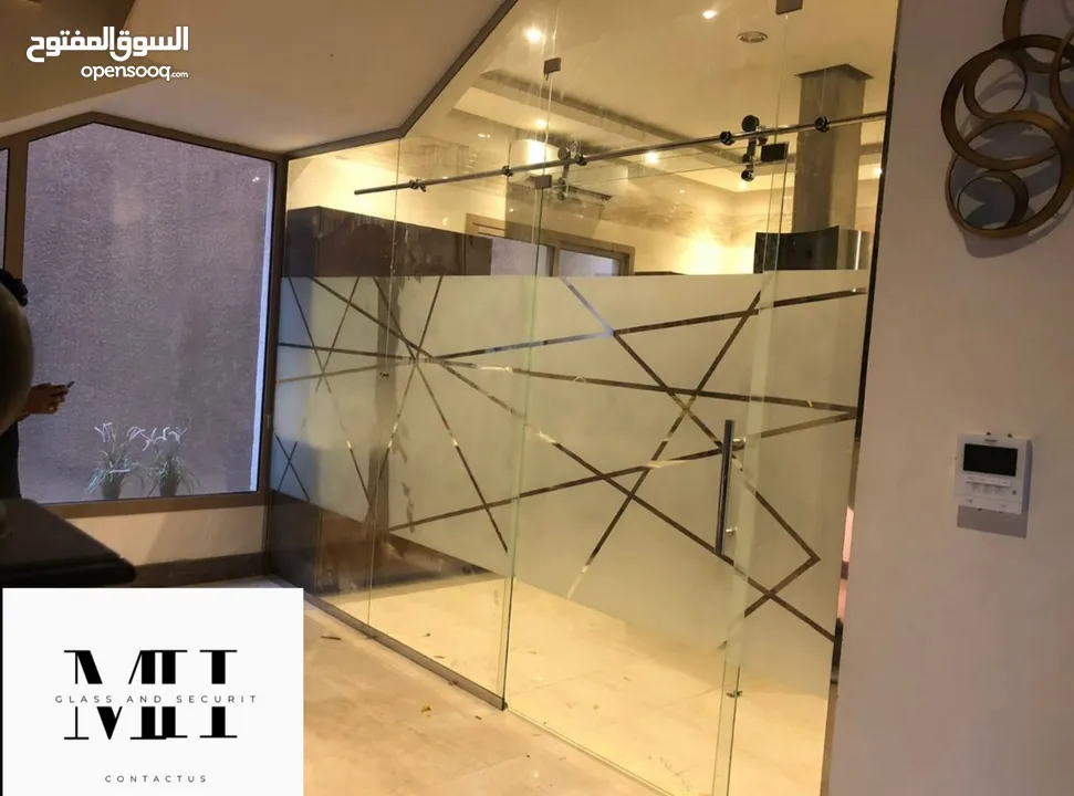 (GLASS AND SECURIT) حجير زجاج سيكوريت الأمان والأناقة في آن واحد.   "لحماية فائقةومظهر عصري لمنزلك"