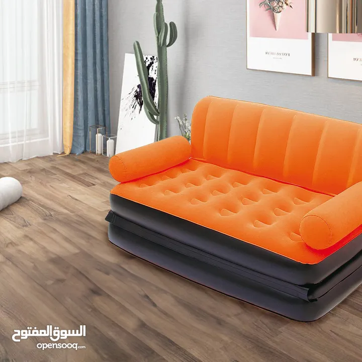 Bestway Multi-Max Air Couch With Sidewinder Ac Air Pump - عرض 2 كرسي سرير قابل للنفخ للتخييم