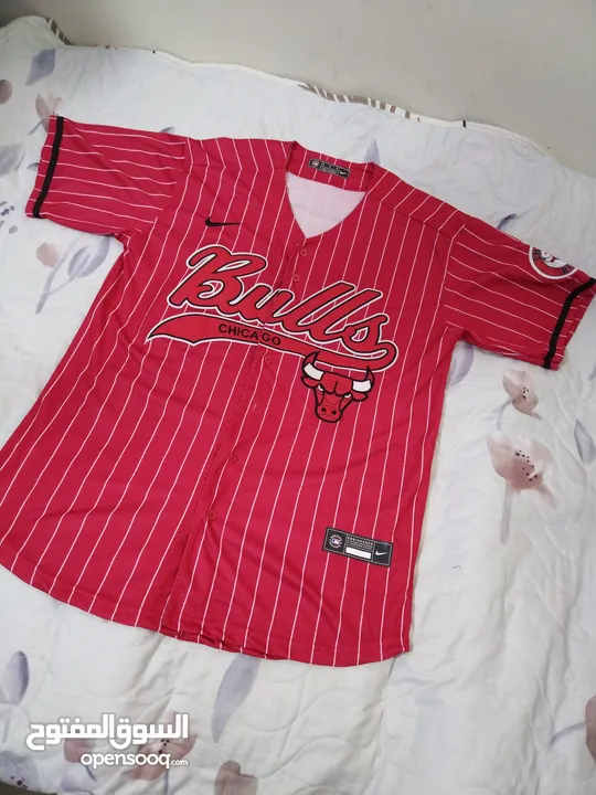 Chicago Bulls Baseball Jersey Brand New