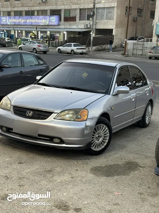 هوندا سيفك فحص 4 جيد بنزين اصلي 2003 اتوماتيك ماتور 17 ترخيص جديد بسعر حرق