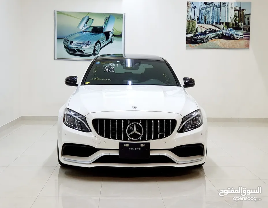 MERCEDES BENZ C 63 AMG BITURBO,  IMPORTED FROM JAPAN,  2016 , 50,000 KM ,CAR IN EXCELLENT CONDITION