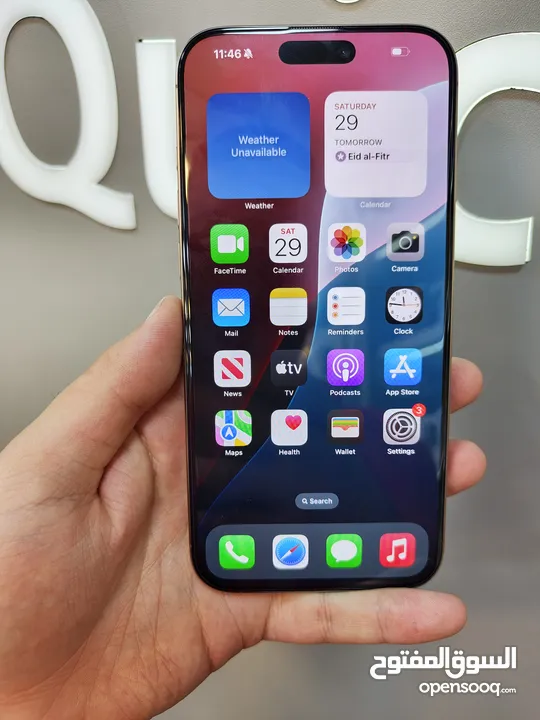 IPHONE 16 PRO MAX ( 512GB ) USED /// ايفون 16 برو ماكس ذاكرة 512 مستعمل وكاله