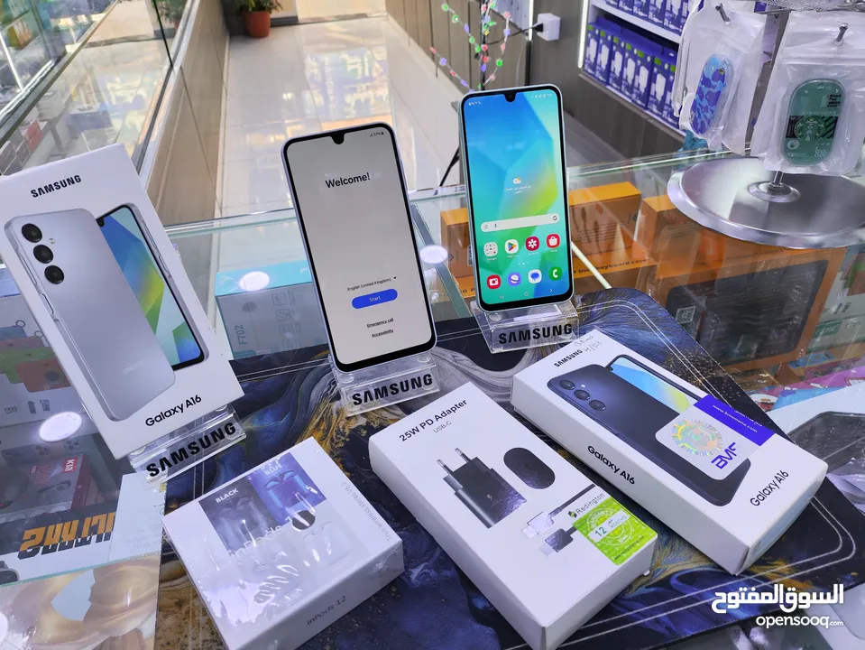 مشغل ايام Samsung A16 جيجا 128 ويتوفر 256 رام 8 معه بكج هدية يتوفر توصيل