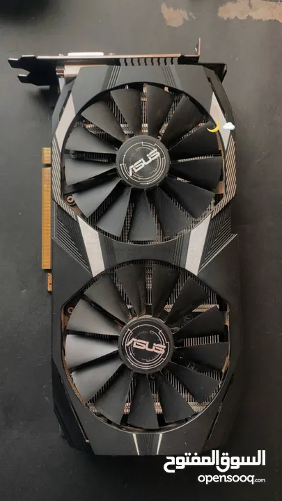 ASUS Dual RX 580 OC 4GB كرت شاشة نظيف جداً للبيع قابل للتفاوض السعر  حرققققق........
