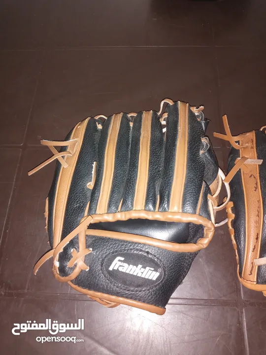 Franklin Kids Baseball Glove 4809-9 1/2 Inch Durabond Lacing Left Hand mitt قفاز بيسبول