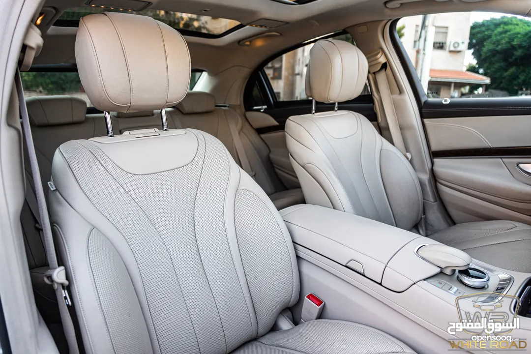 Mercedes S400 2015   السيارة وارد الشركة و قطعت مسافة 111,000 كيلو متر