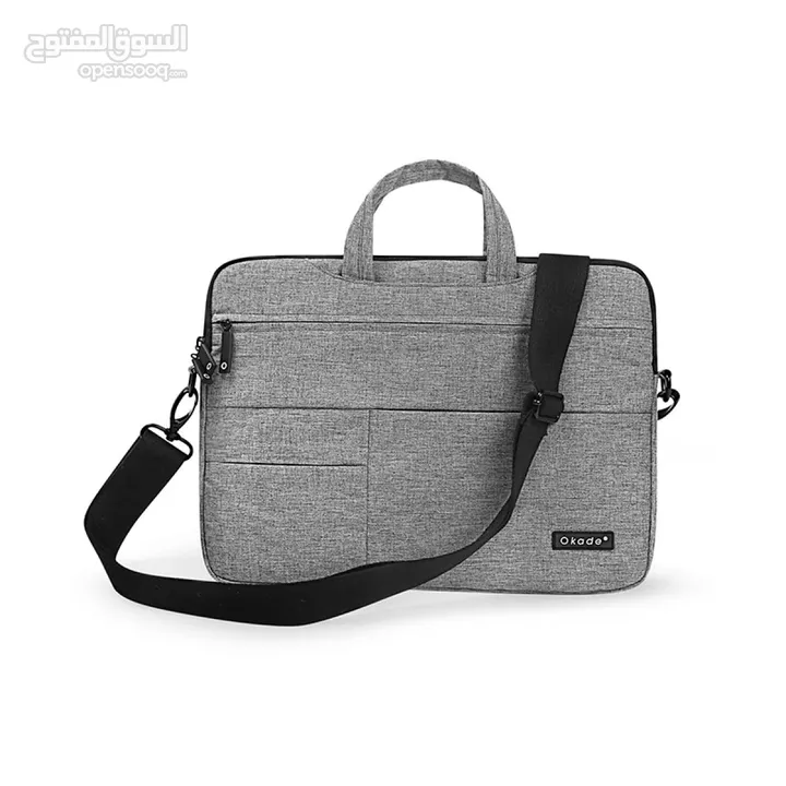 Okade T41 Grey Laptop Bag 15.6 inch/ حقيبة لابتوب