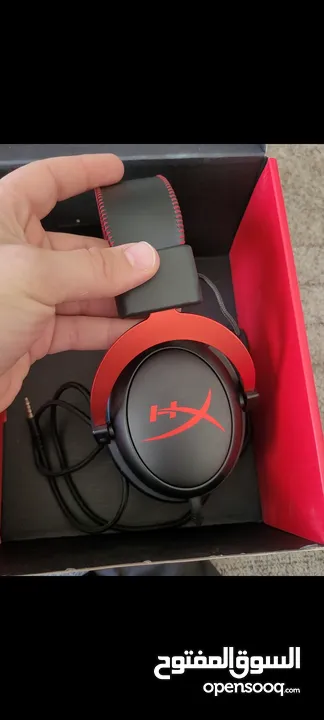 سماعات قيمنج  hyperx cloud2 new open box gaming headset هايبر x كلاود 2