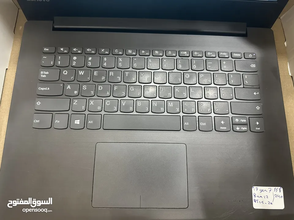 لابتوب لينوفو i7 كرتين شاشة شبه جديد بسعرر حررق