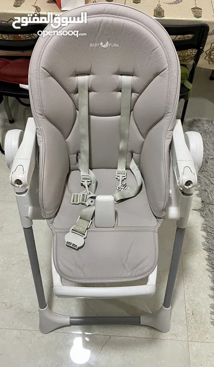 كرسي مع طاولة للاطفال ، adjustable feeding chair with table