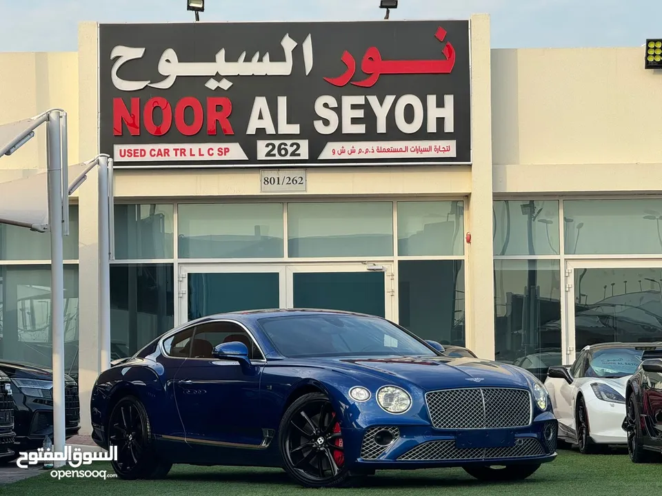 BENTLEY CONTINENTAL GT 2019 GCC V12 FULL OPTION PERFECT CONDITIO FULL SERVICE HISTORY