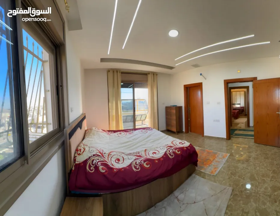 روف للايجار مفروش بالكامل في اجمل مناطق البيرة التواصل مع المالك مباشرة دون عمولة (1250) دولار