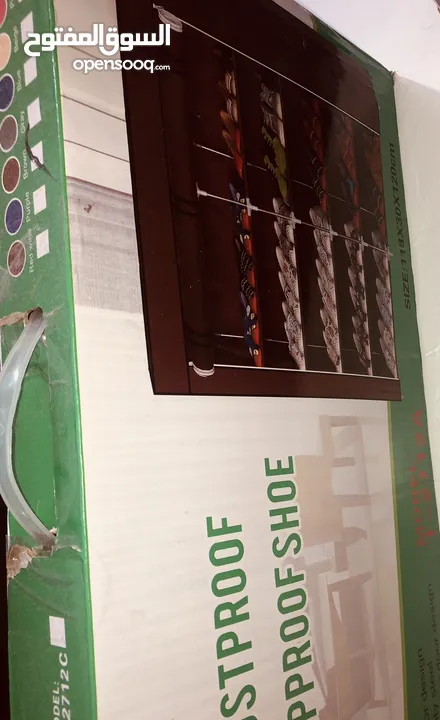 رفوف احذيه للمنزل جديد بالكرتونة 118x30x120cm رفوف احذيه البيره البالوع اكسسوارات المنزل