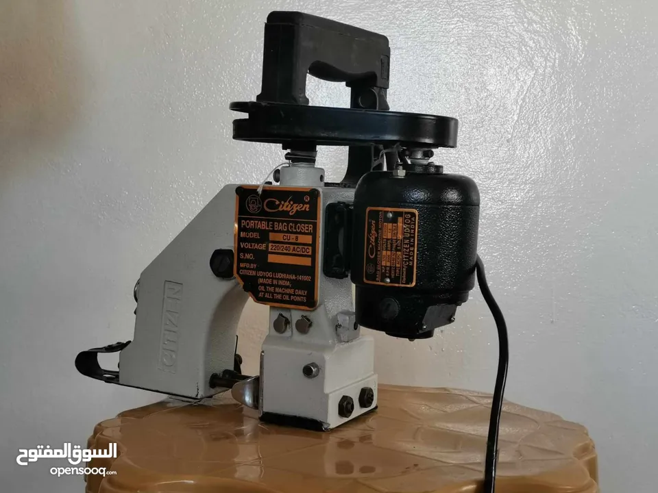 ماكينه خياطه جديده صناعه هنديه الصناعه الثقيله نخب اول درز وخياطه شوالات والقماش  واستخدامات اخرا  ل
