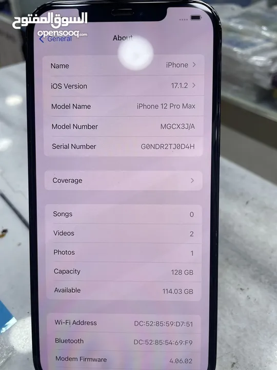 Iphone 12 pro max 128g