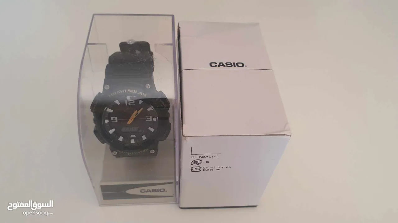 ساعة كاسيو اصلية 100% جديدة بالكرتونة بسعر حرق موديل Aq-S810W-1Bv