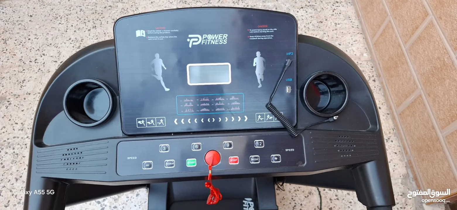 جهاز المشي 4700 power fitness   بقوة 1.5 حصان