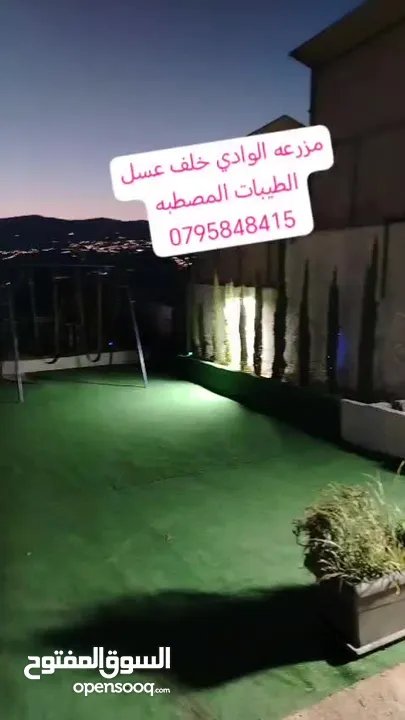 مزرعه شاليه للايجار على طريق عمان جرش المصطبه تبعد عن صويلح وشارع الاردن وابو نصير 20 دقيقة