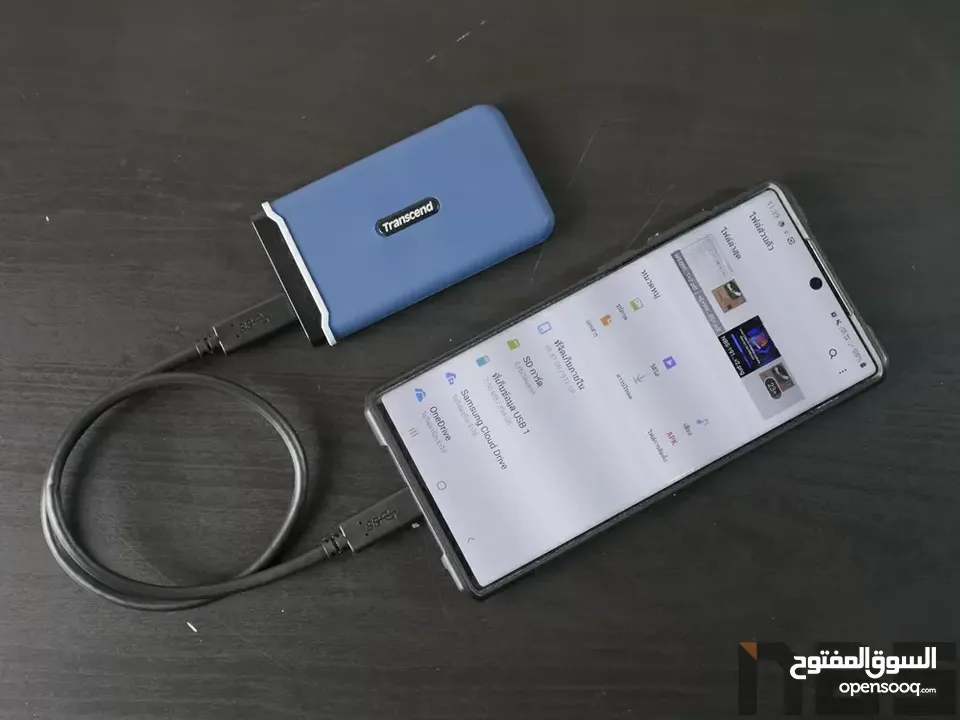 هارديسك داخلي مساحة 250 جيجا بايت  ترانسيند Trancsend Portable SSD Hardisk ESD270C 250GB