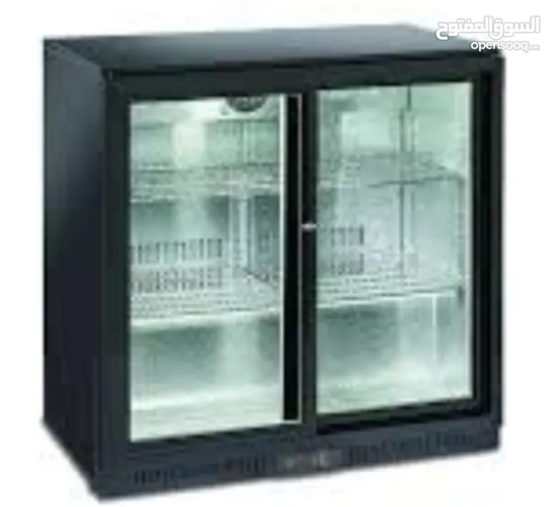 Small Double door fridge   220L