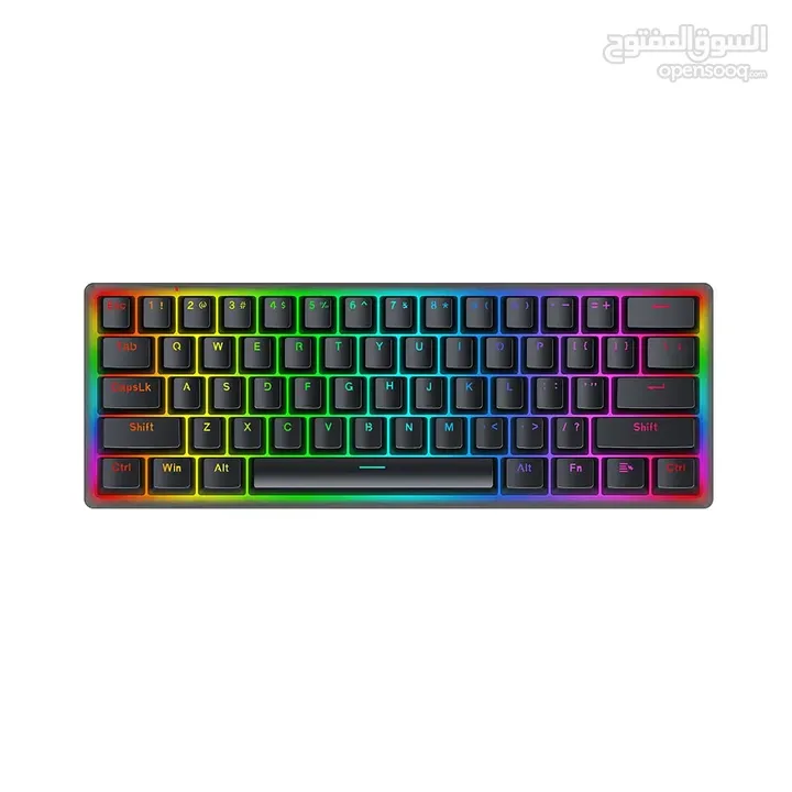 Redragon Akali K642-RGB 60% Hot-Swappable