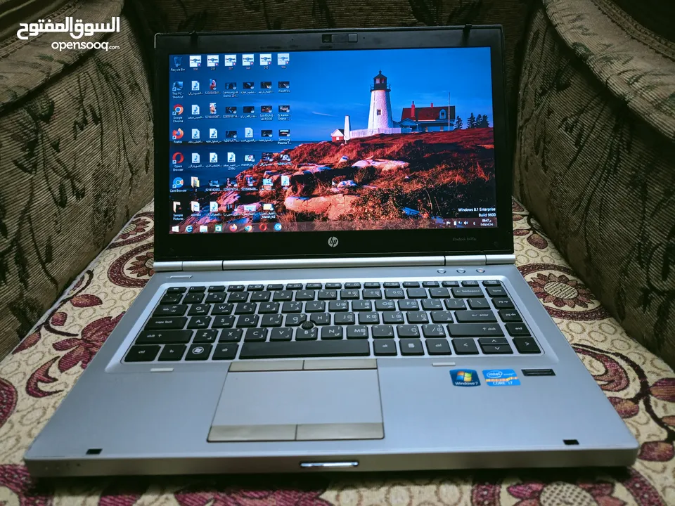 لاب توب إتش بي hp كور i7 جيل تالت 3 كارت شاشه واحد جيجا زيرو استيراد الخارج فرز اول بشاحن الأصلي..