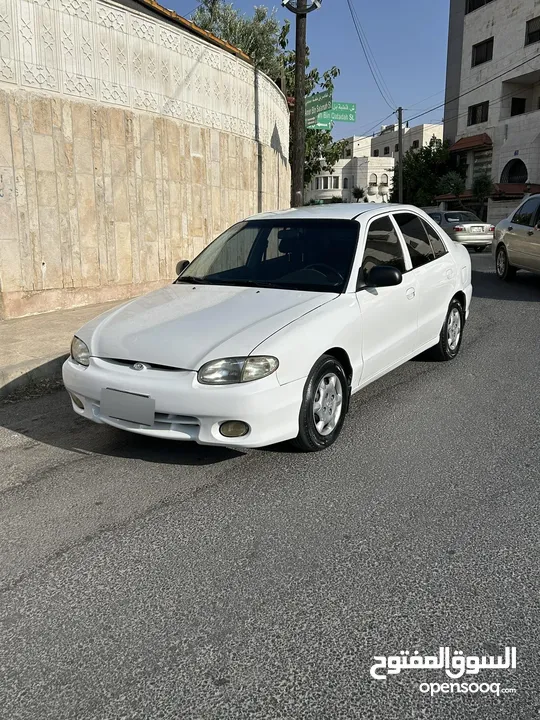 هيونداي اكسنت 97 قصة الدب هاتشباك بحالة ممتازة