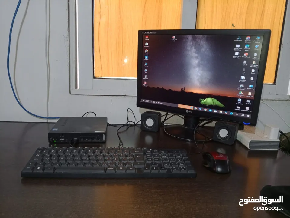 كمبيوتر مستعمل شبه جديد للبيع مستعجل (قابل للتفاوض)