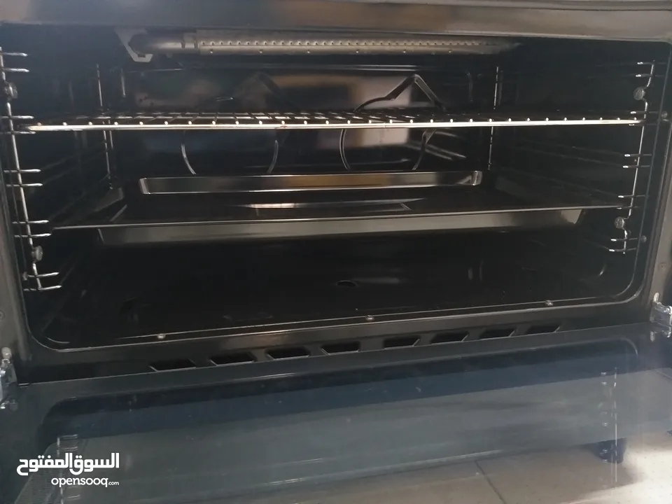 غاز تركي 90سم نوع فيري لون أسود مع شعله بحاله ممتازه جدا