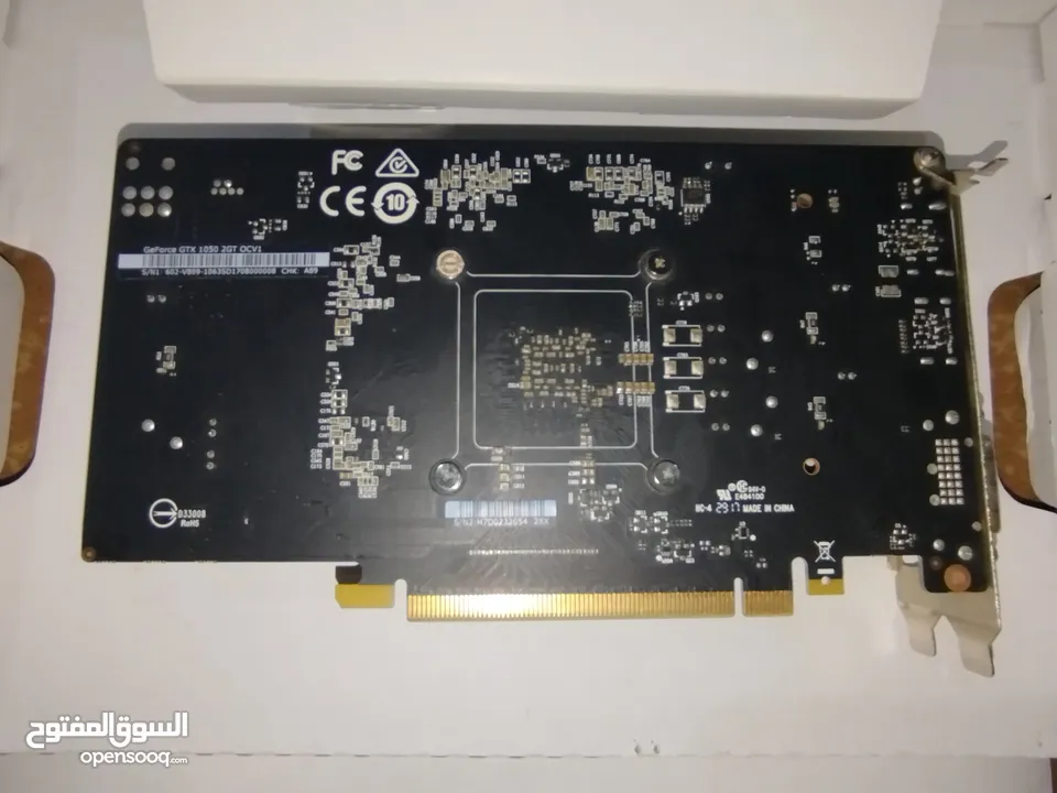 موجود كرت شاشة gtx1050 msi 2fan 2g