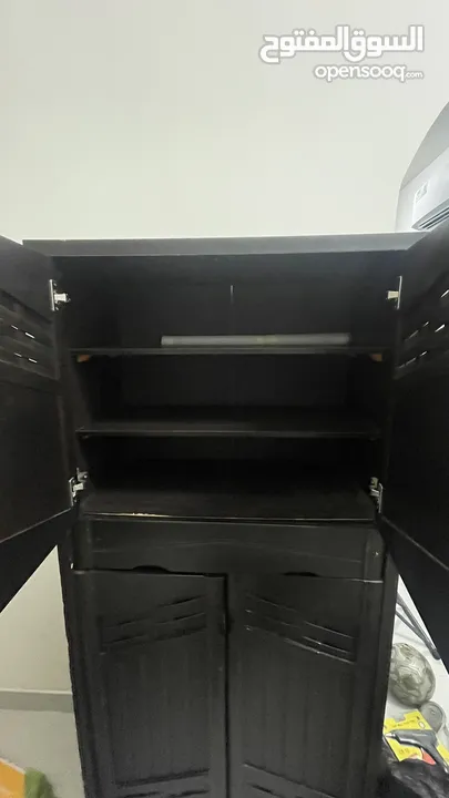 Shoe Cabinet with drawers and storage.