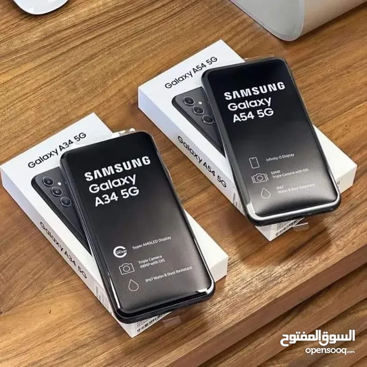 مشغل اخو الجديد شغال كفالة Samsung A34 5G جيجا 128 و 256 هدية شاحن الاصلي وكفر ولزقة متوفر توصيل