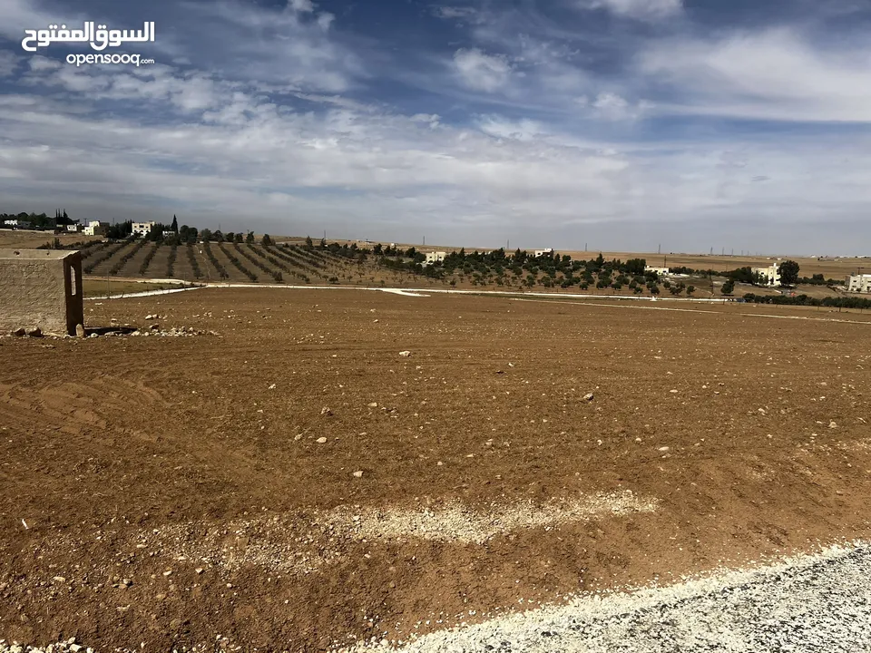ثلاث دنمات و 400 متر زراعي كافة الخدمات