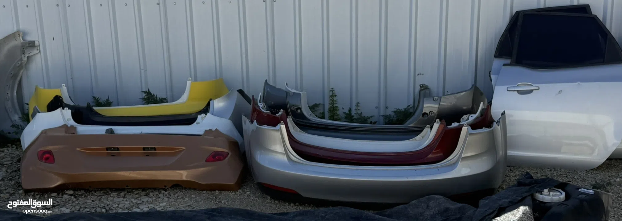 اطقم ابواب سيارات كورية +ودبات خلفية +وطبونات خلفية كاملة مع الجسور مع حساس شركة