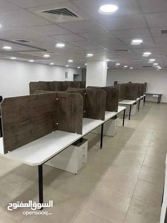 بارتيشن موظفين / ورك ستيشن رباعي  سداسي ثماني حسب الطلب من المصنع مباشرة