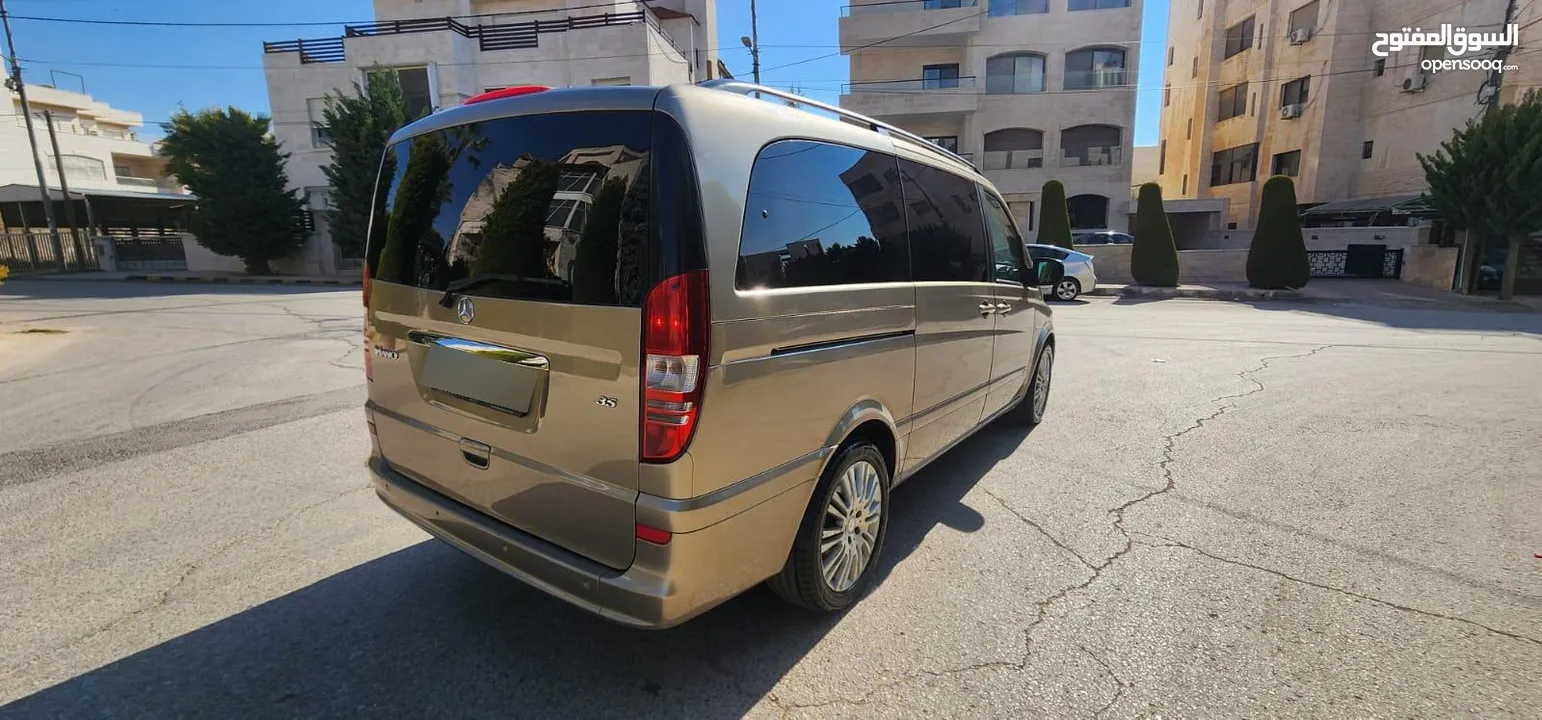 كاش أو اقساط من المالك باص مرسيدس فيانو VIANO VIP اصلي  بنزين 7 مقاعد فل كامل أعلى صنف فيانو فيتو