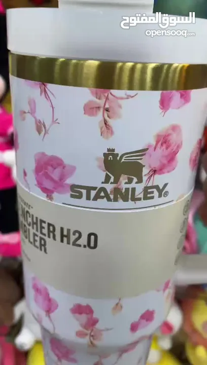 Stanely cup  كوب ستانلي الترند المورد بشكل جديد  سعتها 1200 مل  مختمة كامل مع كرتونتها وشهادتها