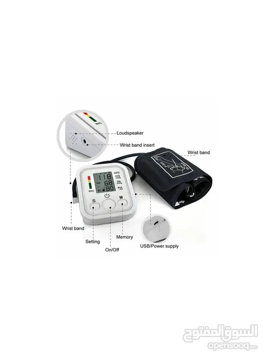 جهاز ضغط جديد ممتاز جدا قابل للتوصيل.USB او بطاريات