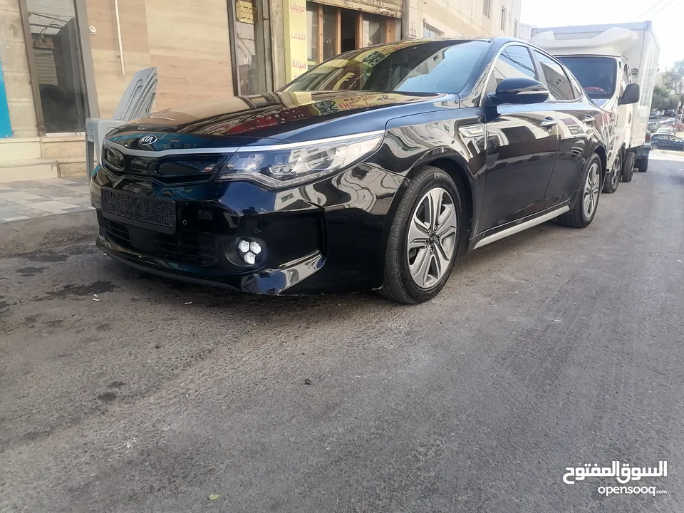 كيا اوبتيما KIA Optima 2017 لون اسود بحالة الوكاله استخدام شخصي البيع كاش