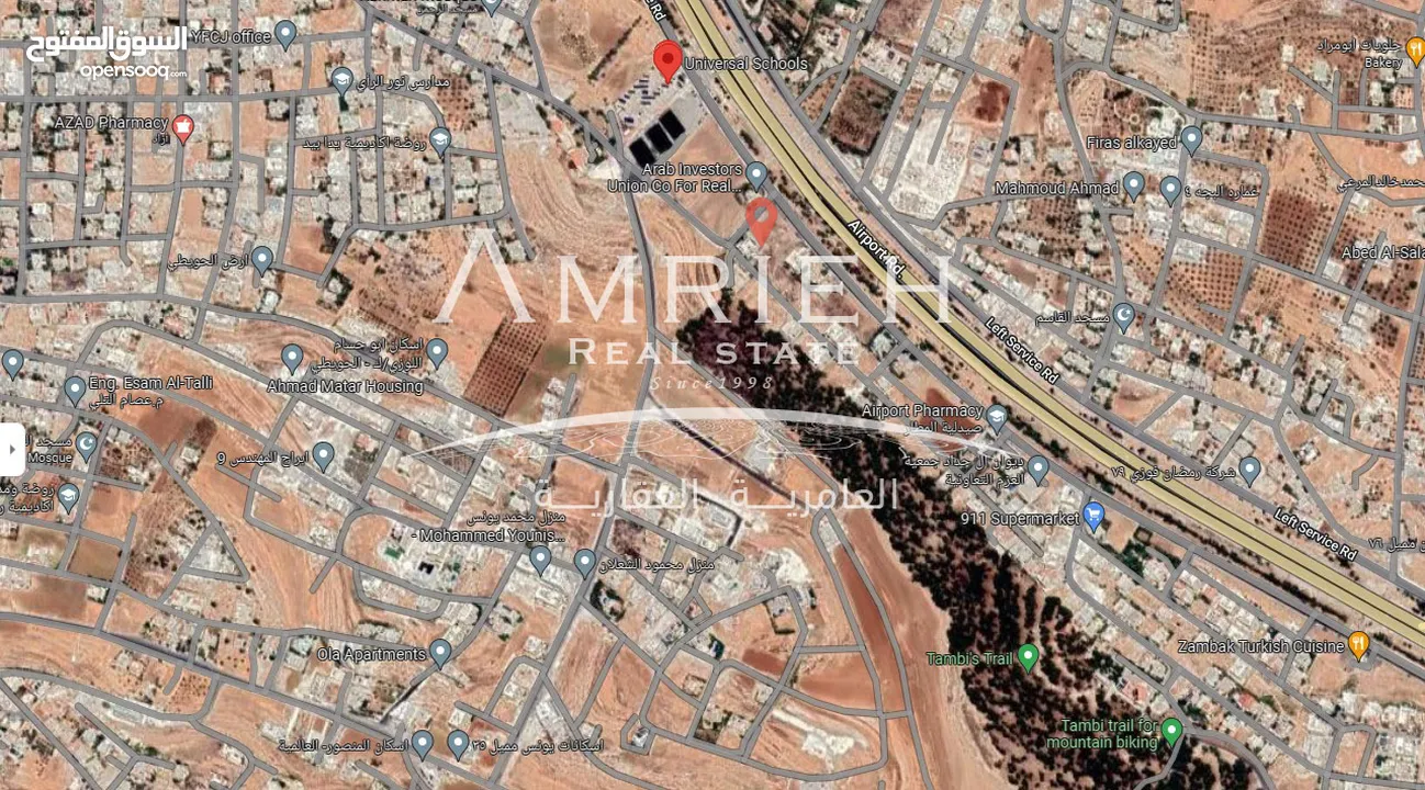 ارض 740 م للبيع في الحويطي / بالقرب من مدارس العالميه .