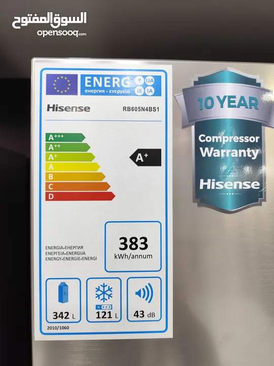 عرض نااار على ثلاجة هايسنس HISENSE حجم 466 لتر وجميع الأحجام والأشكال