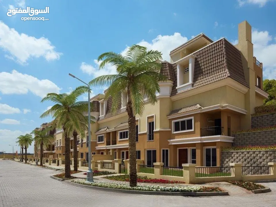 اس فيلا للبيع فى القاهره الجديده كمبوند سراى بالتقسيط على 8 سنوات بخصم 42% sarai new cairo