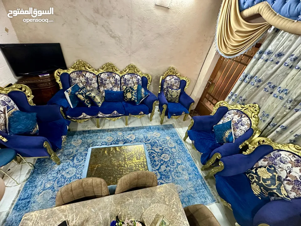 طقم كنب شبه جديد