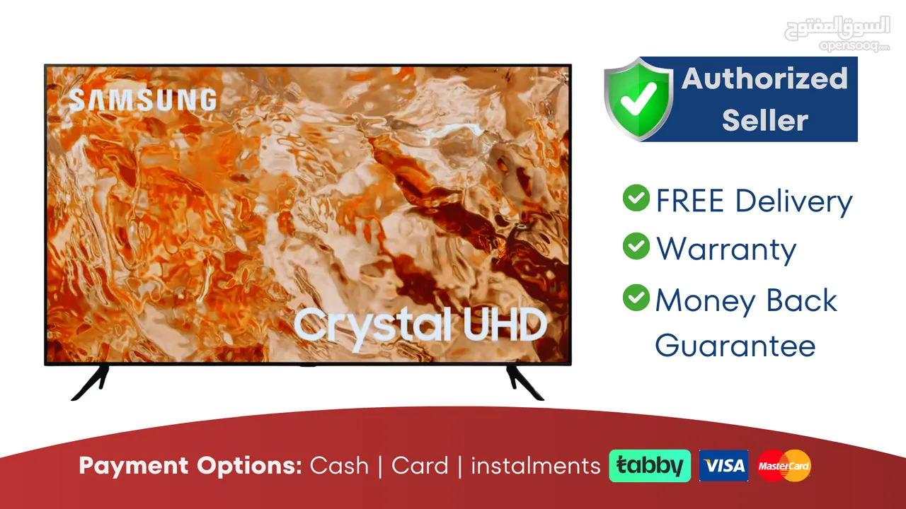 Samsung 65 inch Smart TV - 4K  Brand New  1 Year Warranty  FREE Delivery