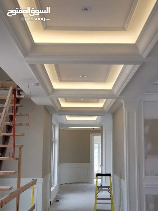 براويز وجداريات بانوهات جبصين وفوم Frames and murals كورنيش اناره براويز مطابخ حمامات